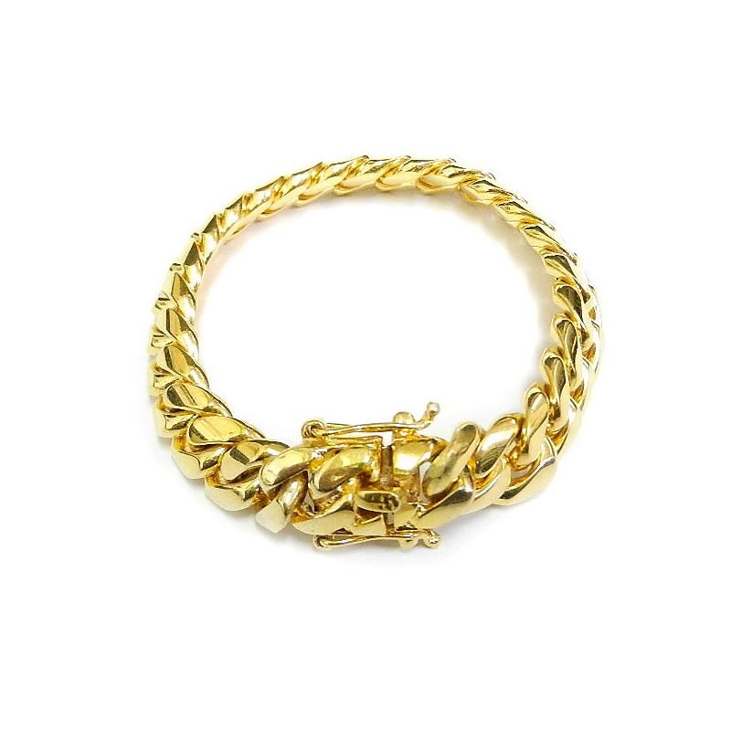 GRILLZ JEWELZ 10金 マイアミ ブレスレット（MIAMI CUBAN CHAIN