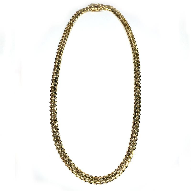 MIAMI CUBAN CHAIN 14K YG 10mm,66cm 【SOLID】 - GRILLZ JEWELZ MIAMI CUBAN CHAIN 14K YG 10mm,66cm 【SOLID】 - GRILLZ JEWELZ