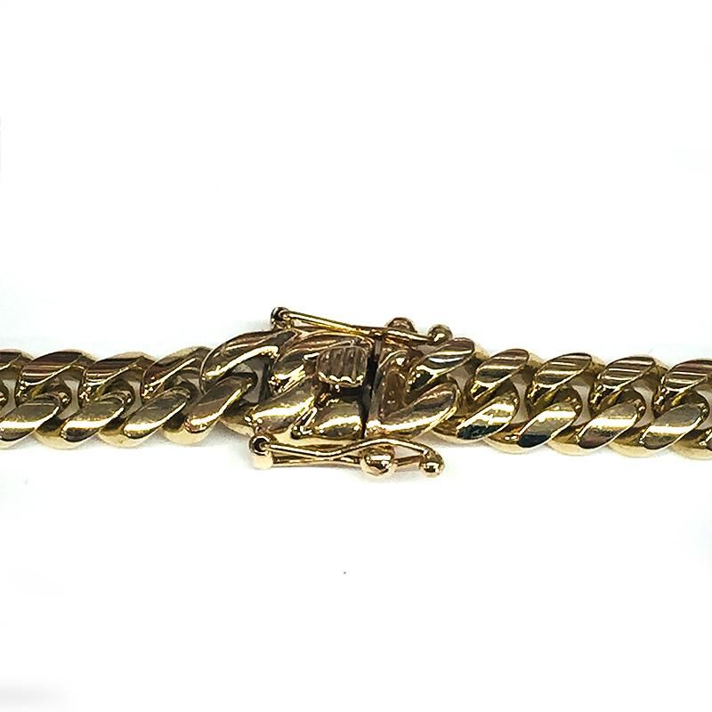 MIAMI CUBAN CHAIN 14K YG 10mm,66cm 【SOLID】 - GRILLZ JEWELZ MIAMI CUBAN CHAIN 14K YG 10mm,66cm 【SOLID】 - GRILLZ JEWELZ
