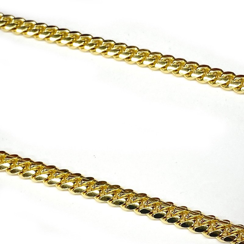 MIAMI CUBAN CHAIN 10K YG 6mm,60cm 【SOLID】 - GRILLZ JEWELZ ONLINE