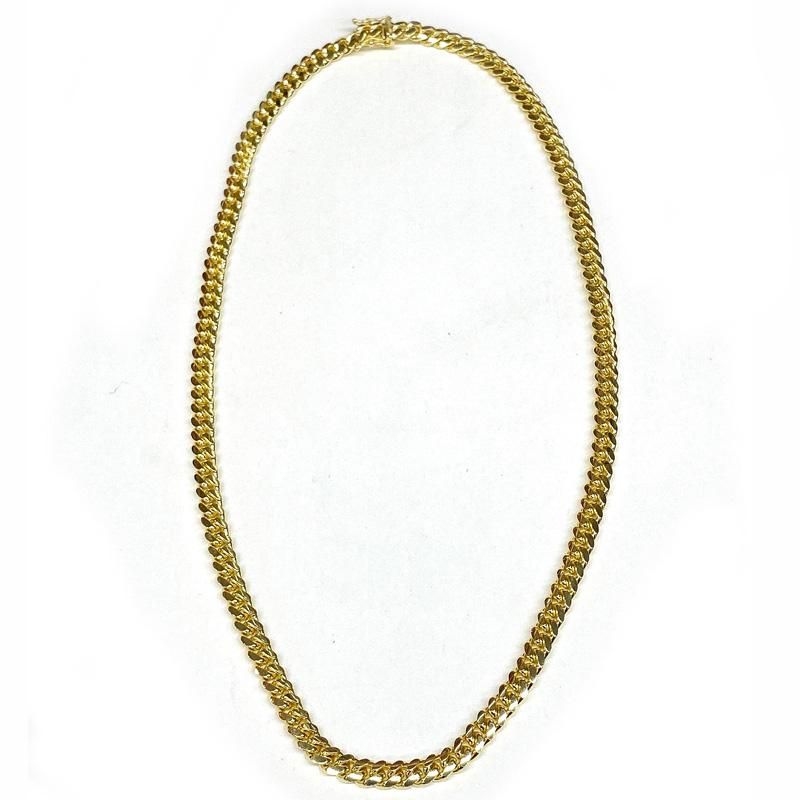 MIAMI CUBAN CHAIN 10K YG 6mm,50cm 【SOLID】 - GRILLZ JEWELZ