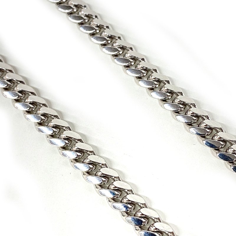 MIAMI CUBAN CHAIN 10K WG 6mm,60cm 【SOLID】 - GRILLZ JEWELZ ONLINE STORE