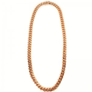 MIAMI CUBAN CHAIN 10K Rose Gold 10.5mm,60cm SOLID