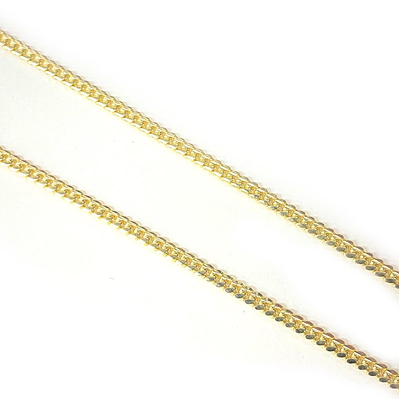 MIAMI CUBAN CHAIN 10K Yellow Gold 2.5mm  50cm/55cm/60cm  【SOLID】