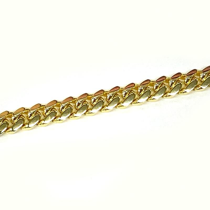MIAMI CUBAN CHAIN BRACELET 10K YG 5mm 20cm - GRILLZ JEWELZ