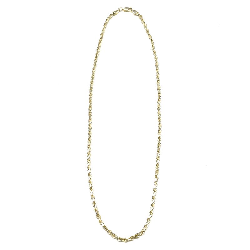 ROPE CHAIN 10K Yellow Gold 3.8mm 50cm/60cm 【SOLID】