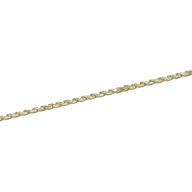 ROPE CHAIN 10K Yellow Gold 3.8mm 50cm/60cm SOLID