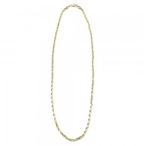 ROPE CHAIN 10K Yellow Gold 3.8mm 50cm/60cm 【SOLID】
