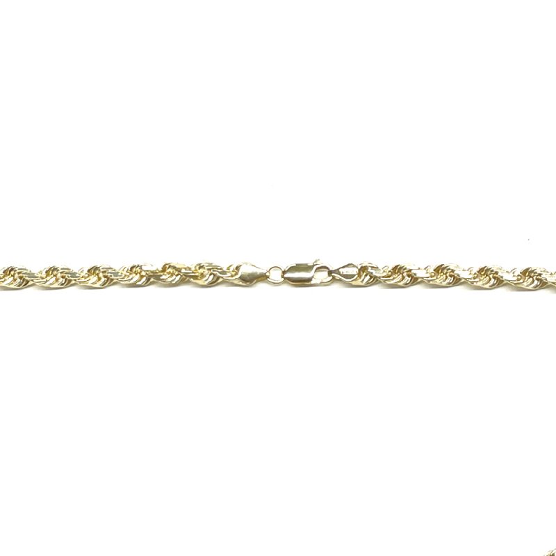 ROPE CHAIN 10K Yellow Gold 6mm 50cm【SOLID】