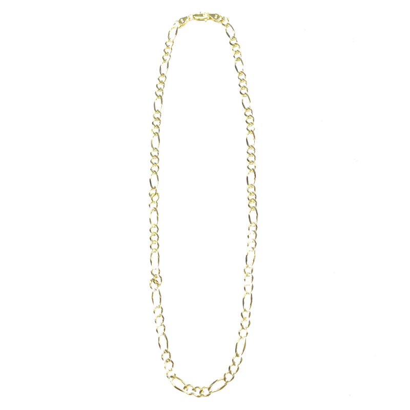 FIGARO CHAIN 10K Yellow Gold 5mm 50cm/60cm【SOLID】 - GRILLZ