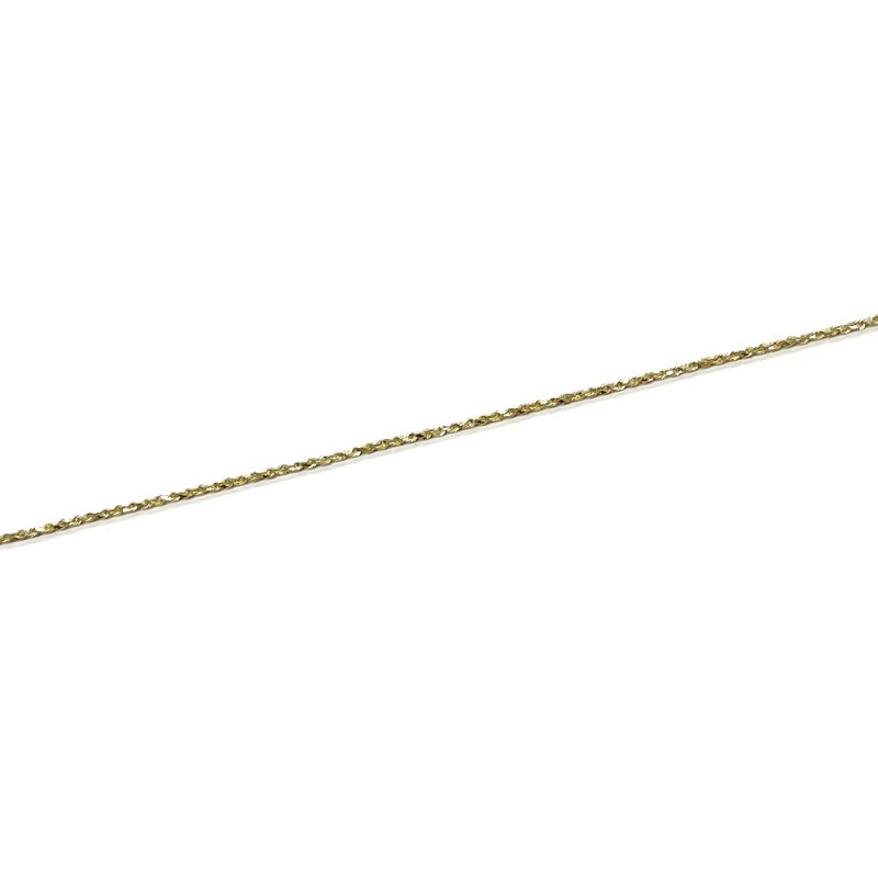 56.3cm 2.2mm 10K ロープ 10金 ゴールド rope