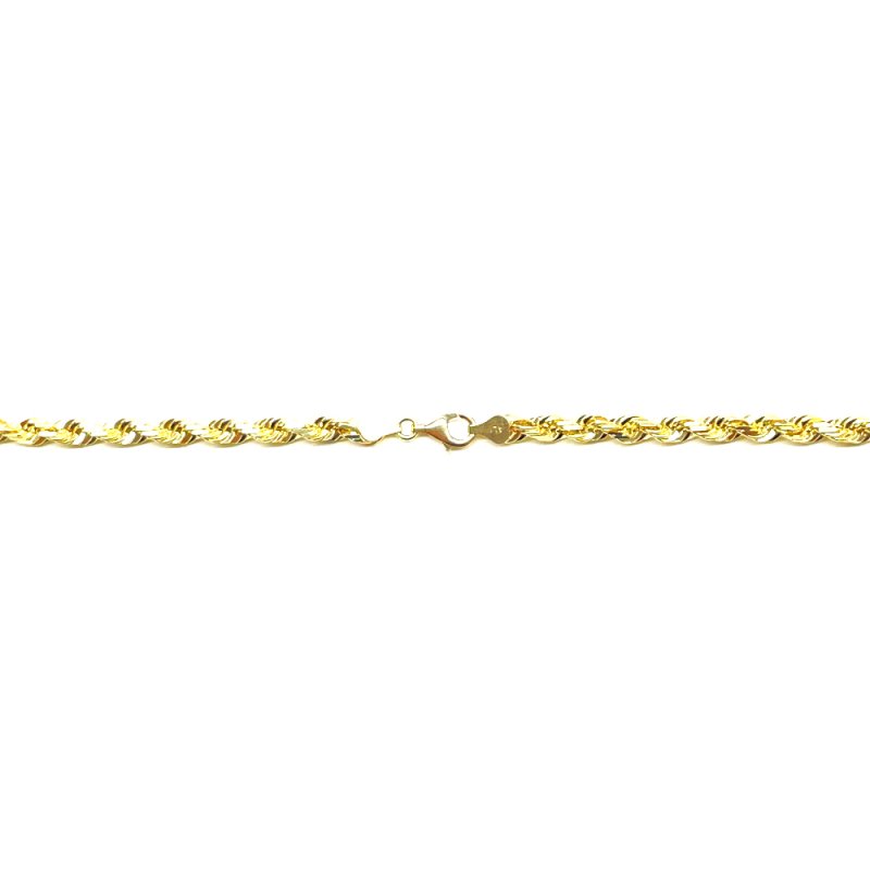 ROPE CHAIN 10K Yellow Gold 5.7mm 60cm【SOLID】