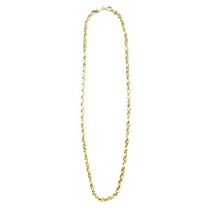 ROPE CHAIN 10K Yellow Gold 5.7mm 60cm【SOLID】