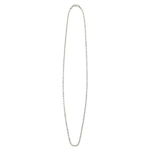 ROPE CHAIN 10K White Gold 2.3mm  50cm/55cm/60cm  【SOLID】