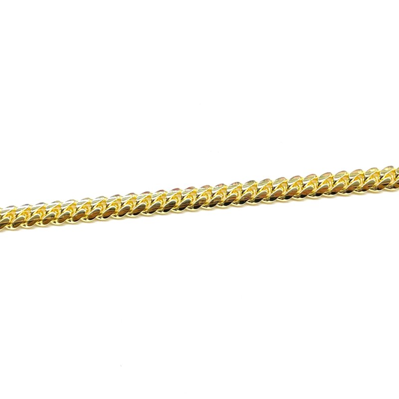 MIAMI CUBAN CHAIN 10K Yellow Gold 8.2mm 50cm/55cm/60cm 【SOLID】 - GRILLZ  JEWELZ ONLINE STORE