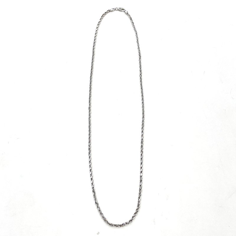 ROPE CHAIN 10K White Gold 2.7mm  50cm/55cm/60cm  【SOLID】
