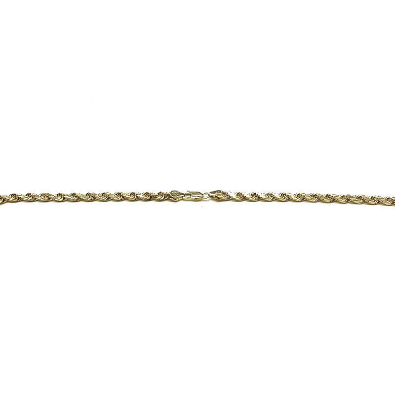 ROPE CHAIN 10K Yellow Gold 4.8mm  50cm/60cm  SOLID