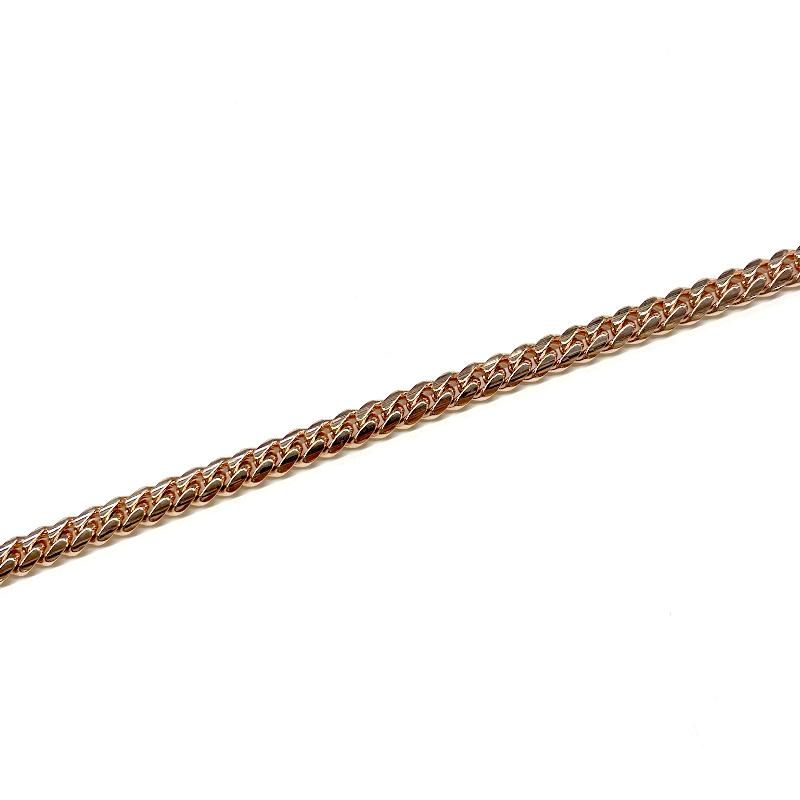 MIAMI CUBAN CHAIN 10K Rose Gold 10mm 55cm 【SOLID】 - GRILLZ