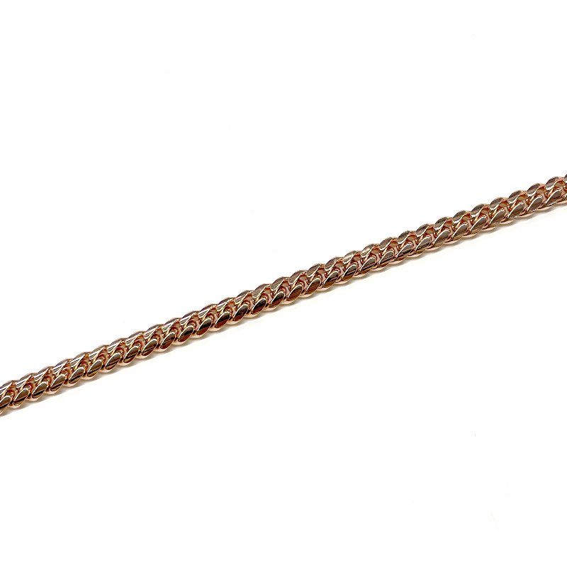 MIAMI CUBAN CHAIN 10K Rose Gold 10mm  55cm  【SOLID】