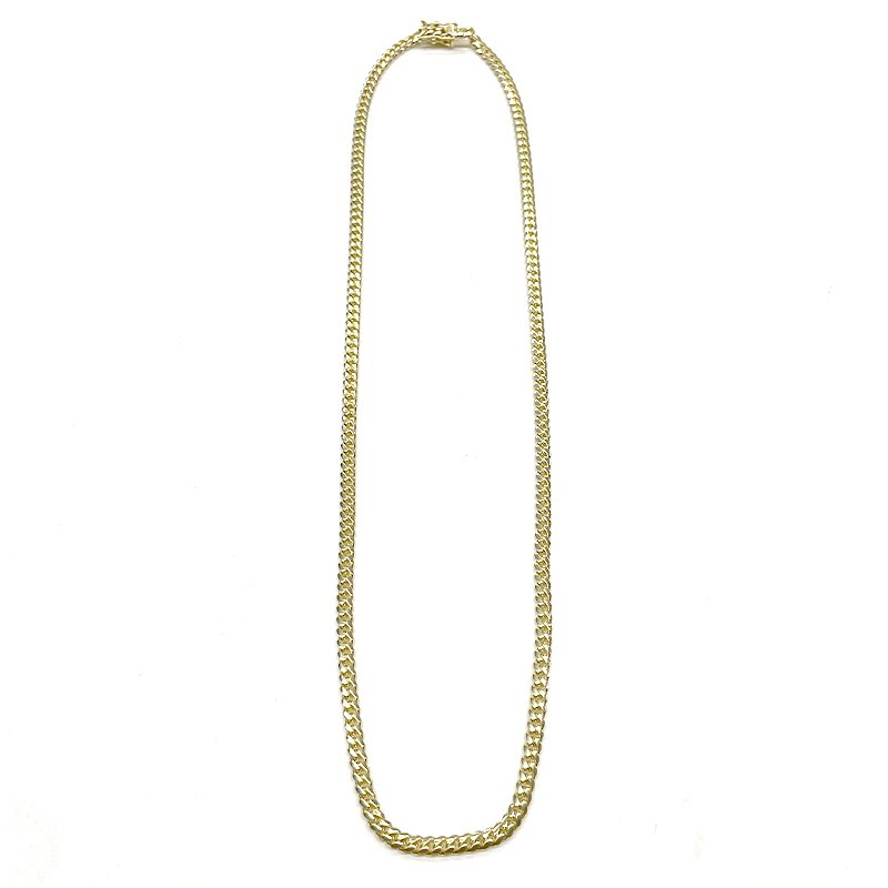 MIAMI CUBAN CHAIN 10K Yellow Gold 4mm 50cm 【SOLID】 - GRILLZ JEWELZ ONLINE  STORE