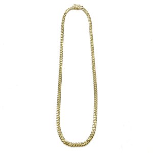 MIAMI CUBAN CHAIN 10K Yellow Gold 5mm  50cm  【SOLID】