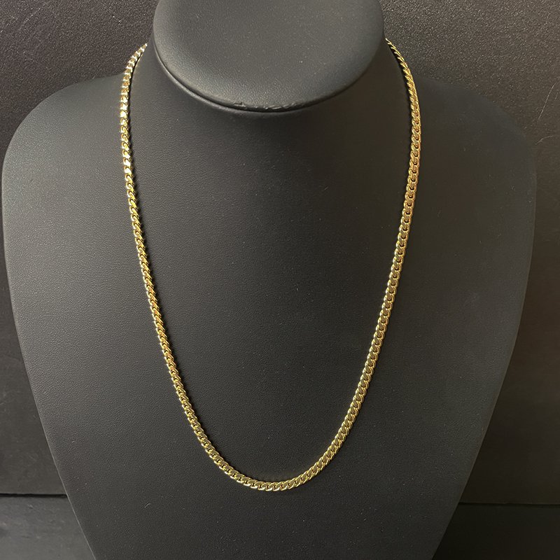 MIAMI CUBAN CHAIN 14K Yellow Gold 5mm  55cm  SOLID