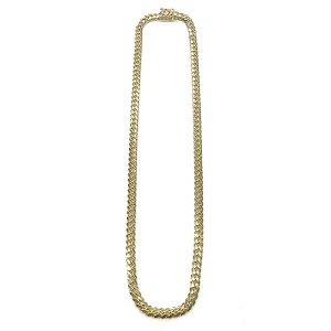 MIAMI CUBAN CHAIN 14K Yellow Gold 6mm  50cm  【SOLID】