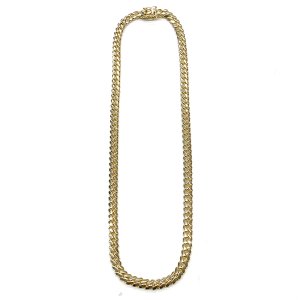 MIAMI CUBAN CHAIN 14K Yellow Gold 7mm  50cm  SOLID