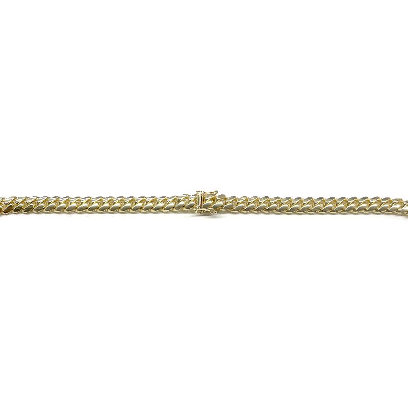 MIAMI CUBAN CHAIN 14K Yellow Gold 8.4mm 55cm 【SOLID】 - GRILLZ
