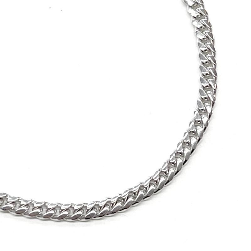 MIAMI CUBAN CHAIN BRACELET 10K WG 3.8mm 20cm 【SOLID