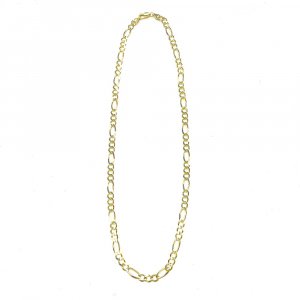 FIGARO CHAIN 10K Yellow Gold 5.5mm  50cm/55cm/60cm  SOLID