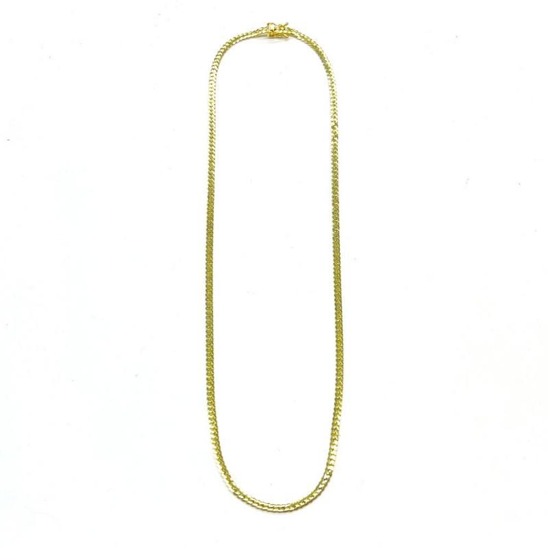 MIAMI CUBAN CHAIN 10K Yellow Gold 3mm 50cm 【SOLID