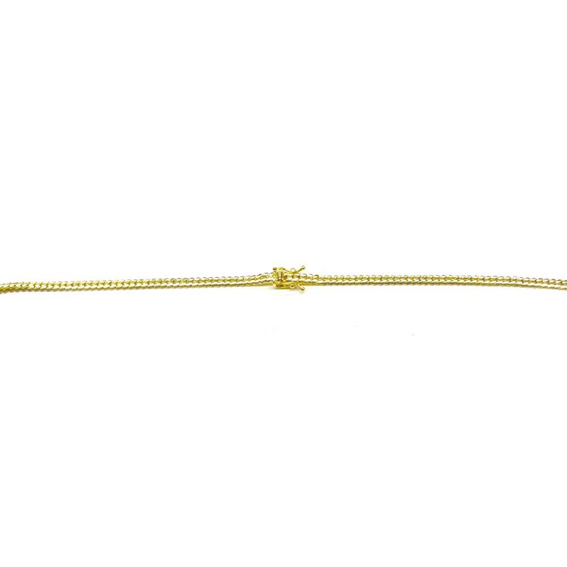 MIAMI CUBAN CHAIN 10K Yellow Gold 3mm  50cm  SOLID