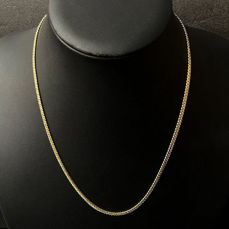 MIAMI CUBAN CHAIN 10K Yellow Gold 3mm  50cm  SOLID