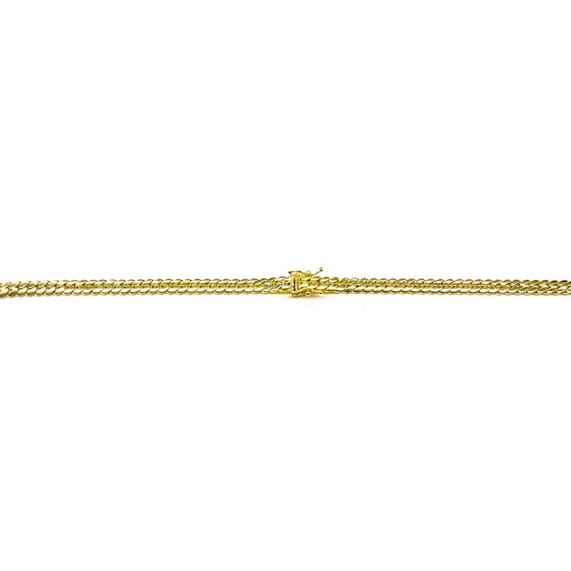 MIAMI CUBAN CHAIN 10K Yellow Gold 5mm  50cm  SOLID