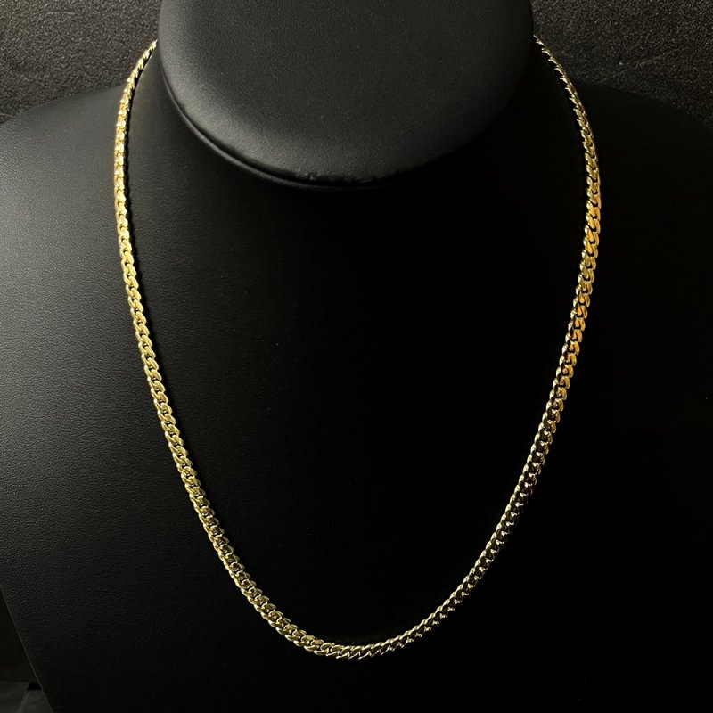 MIAMI CUBAN CHAIN 10K Yellow Gold 5mm  50cm  SOLID