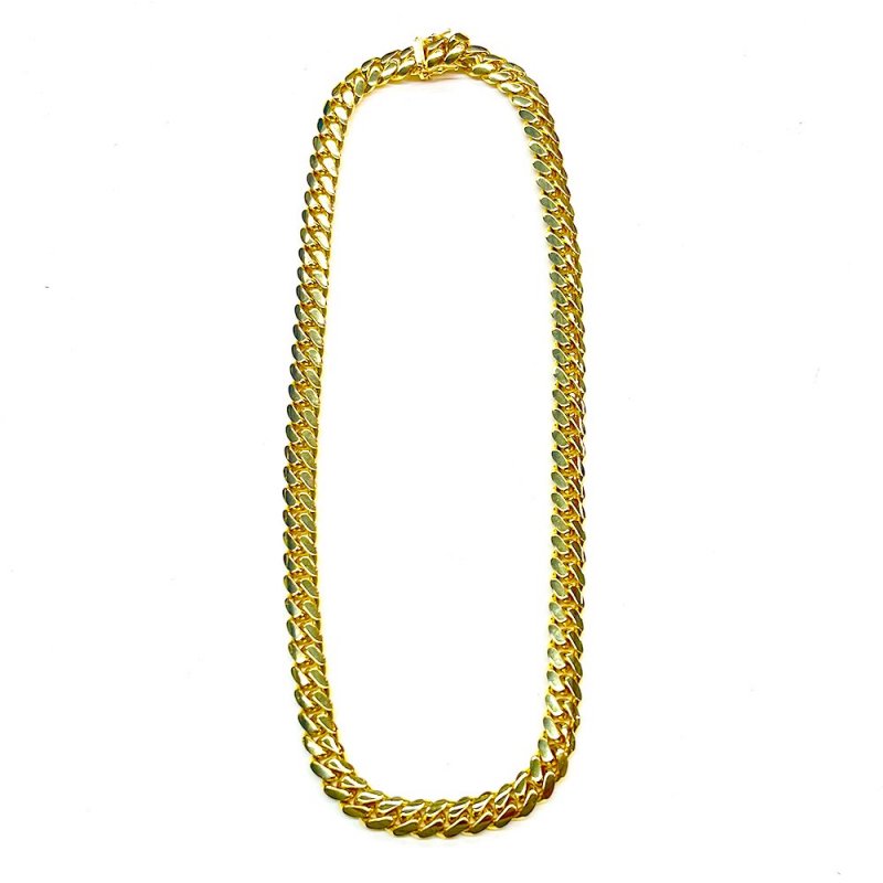 MIAMI CUBAN CHAIN 10K Yellow Gold 9.3mm  50cm/55cm  SOLID