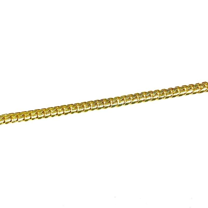 【60cm】【10mm】【18K刻印あり】【Miami Cuban】 MIAMI CUBAN CHAIN 10K Yellow Gold 10mm 50cm/60cm 【SOLID