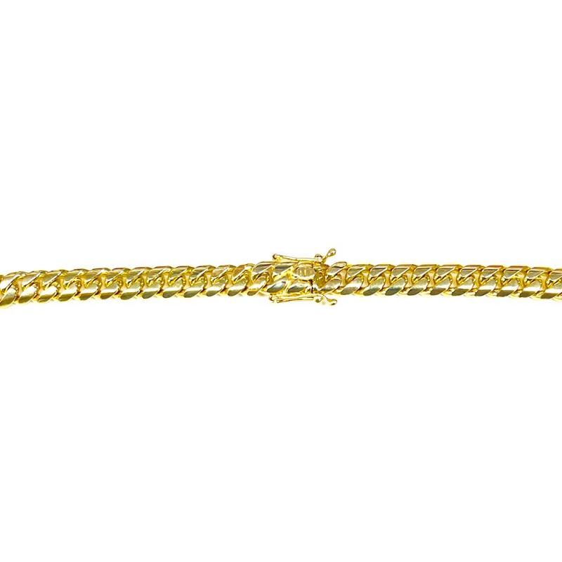 MIAMI CUBAN CHAIN 10K Yellow Gold 10mm 50cm/60cm 【SOLID