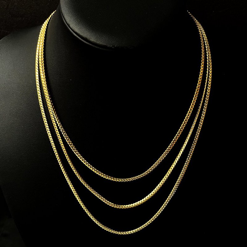 MIAMI CUBAN CHAIN 14K Yellow Gold 3.2mm  45cm/50cm/55cm  SOLID