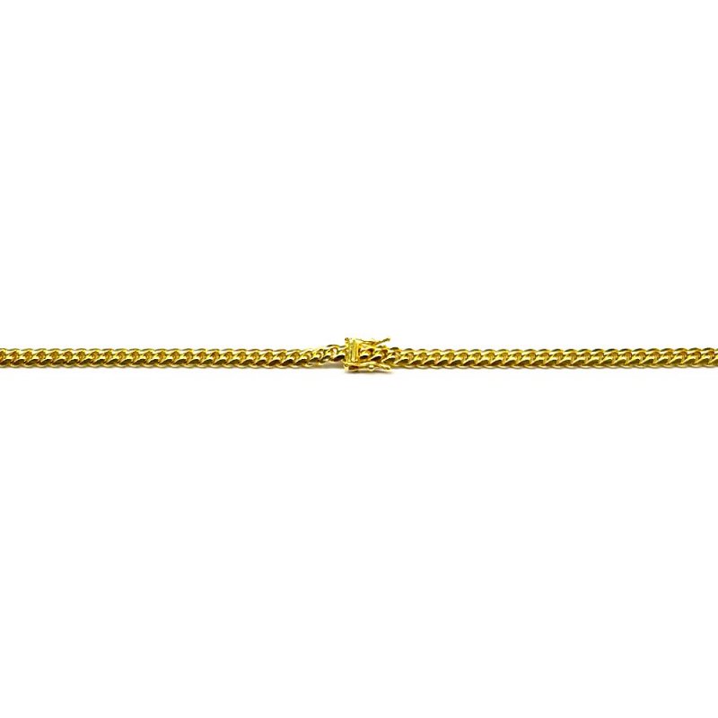 MIAMI CUBAN CHAIN 14K Yellow Gold 5mm  50cm/55cm  SOLID