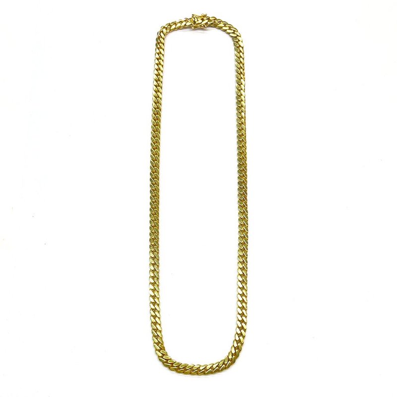 MIAMI CUBAN CHAIN 14K Yellow Gold 6mm  50cm/55cm/60cm  SOLID