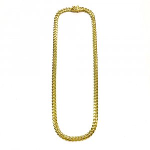 MIAMI CUBAN CHAIN 14K Yellow Gold 7mm  50cm/55cm  SOLID