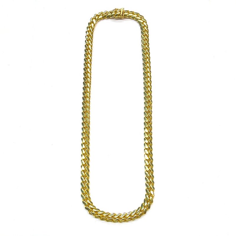 MIAMI CUBAN CHAIN 14K Yellow Gold 9.3mm  55cm  SOLID