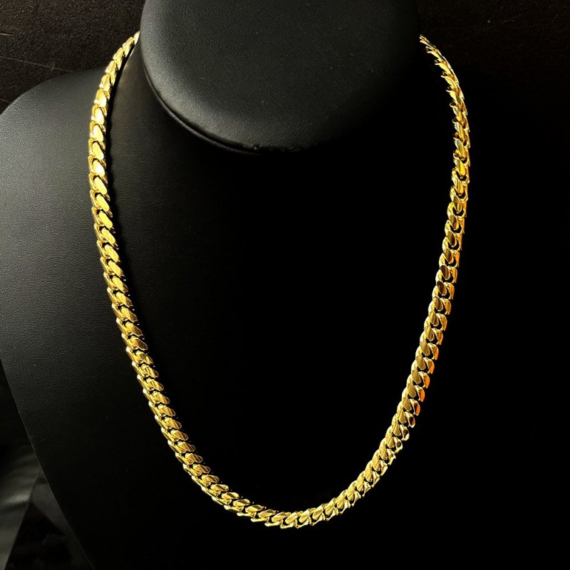 MIAMI CUBAN CHAIN 14K Yellow Gold 9.3mm  55cm  SOLID