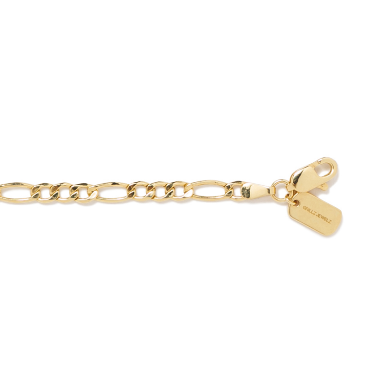 VINNY / NECKLACE / GOLD. K10 / GRILLZ JEWELZ