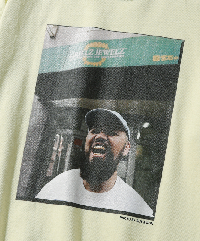 WTAPS®  SUE KWON  GRILLZ JEWELZ 20th Anniversary Tee - LIME GREEN