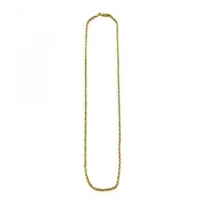 ROPE CHAIN 10K Yellow Gold 3mm  50cm/55cm/60cm  SOLID