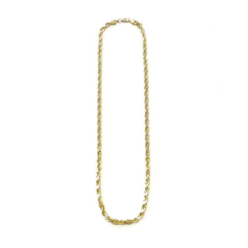 ROPE CHAIN 10K Yellow Gold 5mm  50cm  SOLID