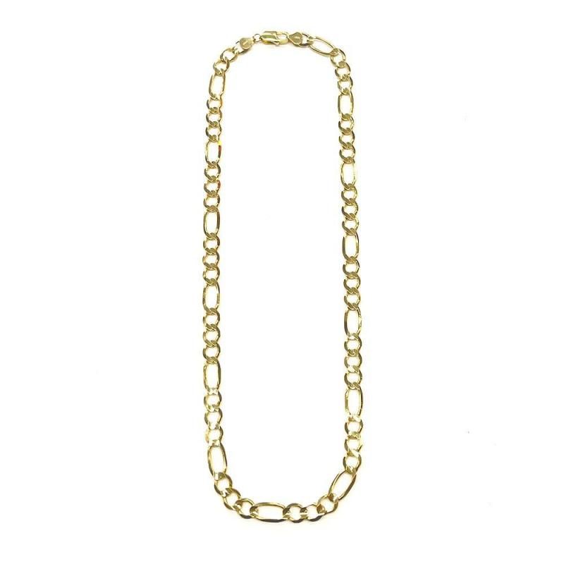 FIGARO CHAIN 10K Yellow Gold 8.3mm  55cm/60cm  SOLID
